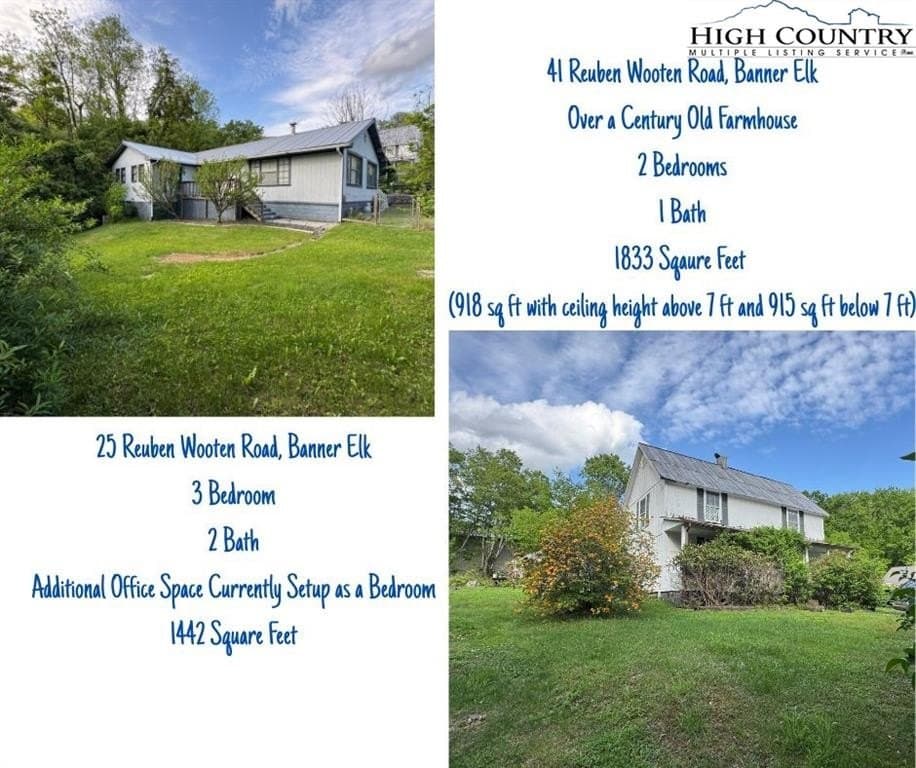 25 and 41 Reuben Wooten Rd, Banner Elk