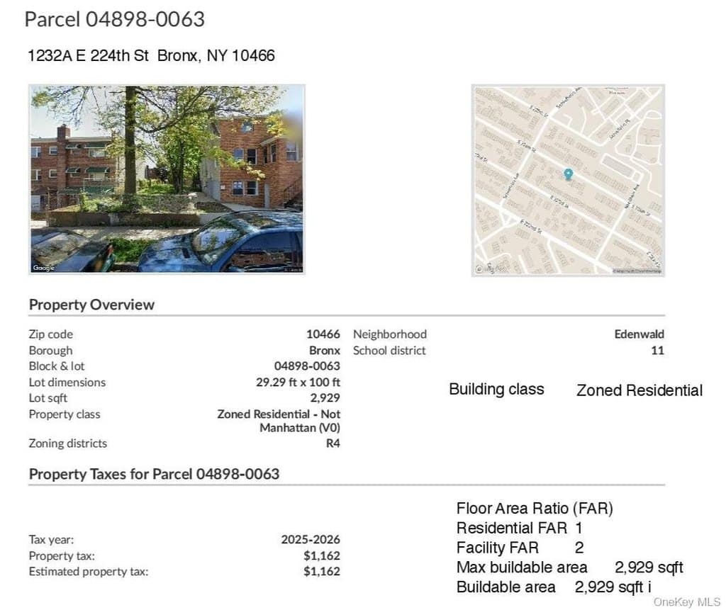 1232A 224th St E, Bronx