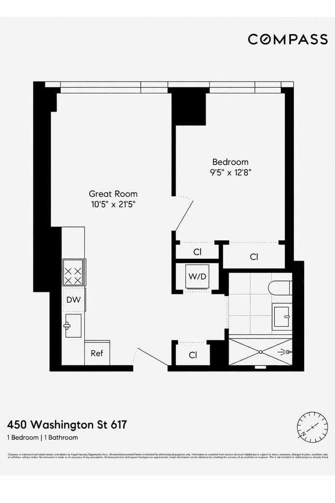 450 Washington St Apt 617, Manhattan