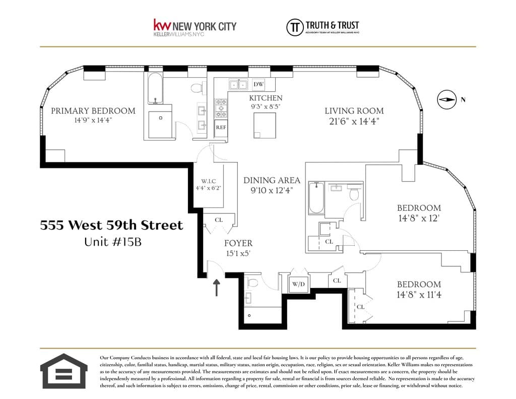 555 W 59th St Apt 15B, Manhattan