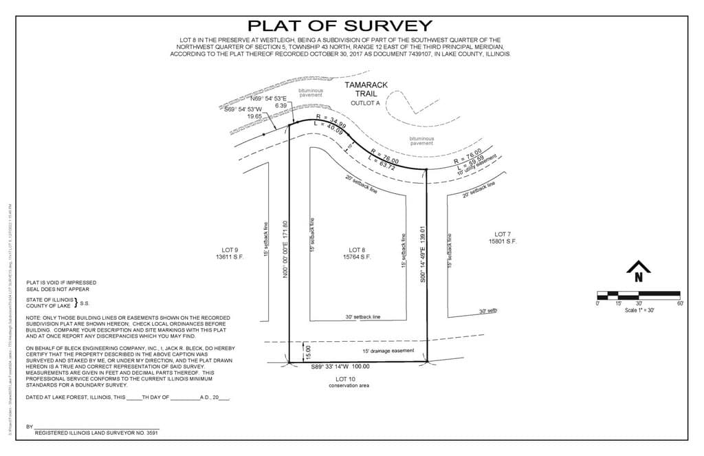 755 Tamarack Trl Lot 8, Lake Forest