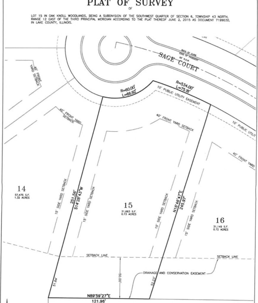 1515 Sage Ct Lot 15, Lake Forest